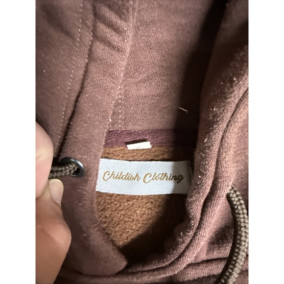 Childish Clothing Co. Size Small Brown Hoodie And Sweatpants - Picture 3 of 11